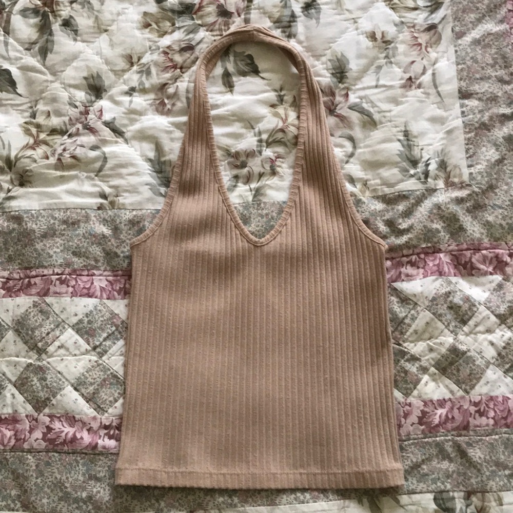 Pacsun ribbed halter top